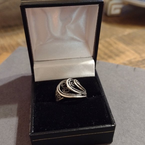 Vintage Sterling Israel Ring - Picture 1 of 8